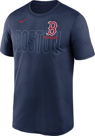 Nike Boston Red Sox Knockout Team Legend Nike Mens Dri-FIT MLB T-Shirt in Blue | NKGK44BBQ-HMW