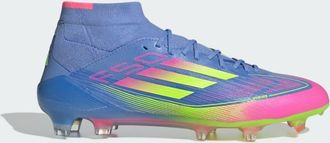 adidas adidas Performance Womens F50 Elite Mid Firm Ground Boots - Blue - Size UK 5.5