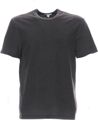 James Perse Mrms 3170 Plkp T-Shirt - Heren - T-shirts - Grijs - S - Katoen - Tops