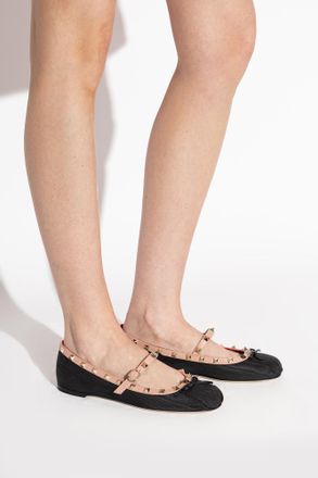 Valentino Garavani Ballet Flats With A Strap, Womens, Black