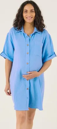 Cache Coeur Bertille maternity and nursing beach dress in Blue at Nordstrom, Size Large/x-Large