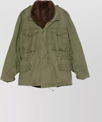 Front Street 8 long sleeve parka with drawstring and pockets