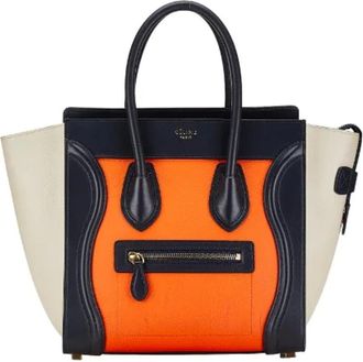 Celine Pre-owned Handbags, female, Blue, Size: ONE SIZE Pre-owned Leather celine-bags