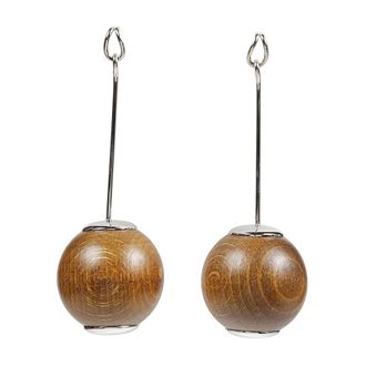 Jacquemus Earrings, female, Brown, Size: ONE SIZE Chic Loop Earrings