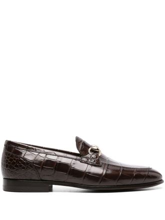 Scarosso Alessandra leather loafers - Brown
