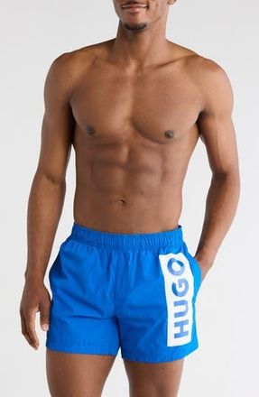 BOSS Okko Swim Trunks in Open Blue at Nordstrom Rack, Size Xx-Large