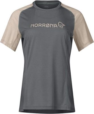 Norr&oslash;na Fj&oslash;r&aring; Equaliser Lightweight T-Shirt Velotrikot f&uuml;r Damen | grau