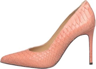 Cesare Gaspari Snake Leather Stiletto Pumps - Dames - Pumps - Roze - 36 EU - Leer - Schoenen