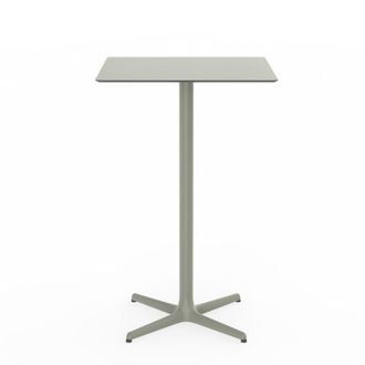 Resol Mesa cuadrada alta 70x70 toledo madera metal verde