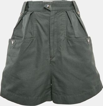 Isabel Marant Etoile Green Cotton Shorts