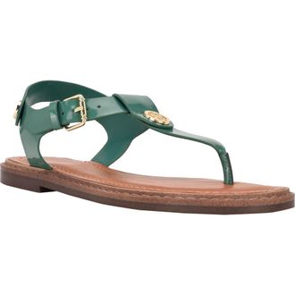 Tommy Hilfiger Bennia Sandal in Medium Green 310 at Nordstrom, Size 5.5
