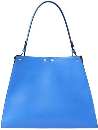 Fendi Way Medium - Dames - Handtassen - Blauw - ONE Size - Leer - Tassen