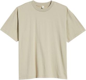 Elwood Distressed Organic Cotton T-Shirt in Tan at Nordstrom, Size Xx-Large