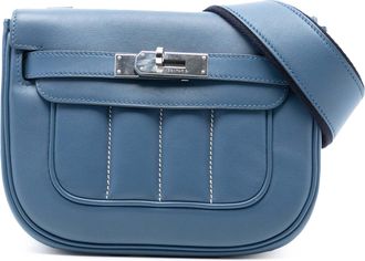 Hermès Blue Agate Swift Berline 28