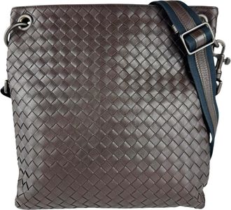 Bottega Veneta Brown Intrecciato Shoulder Bag (Pre-Owned)