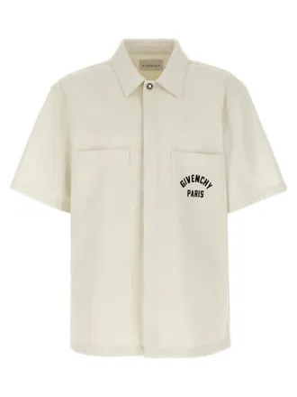 Givenchy Mens Logo Embroidery Shirt