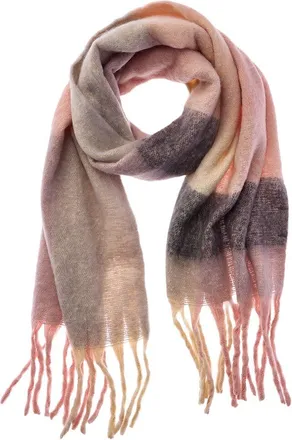 La Fiorentina Fringe Plush Scarf