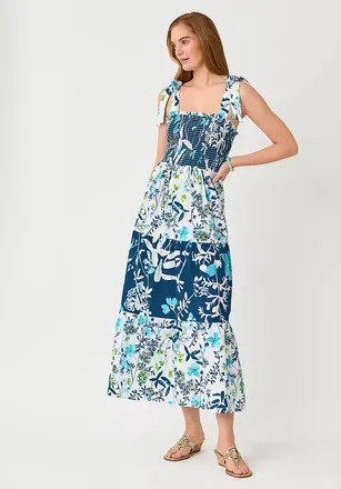 Lilly Pulitzer Athyn Smocked Maxi Dress