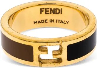 Fendi Anello Fendista - Nero
