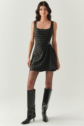 Exquise Jada Sleeveless Mini Dress in Anthracite at Nordstrom, Size X-Small