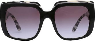 Dolce & Gabbana Gray Gradient Square Ladies Sunglasses DG4414 33728G 54