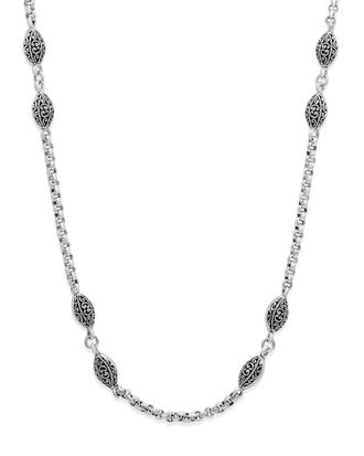 Samuel B. Silver Balinese Station Necklace