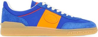 Valentino Garavani VLogo Signature Sneaker - Heren - Sneakers - Blauw - 40 EU - Leer - Schoenen