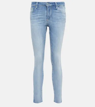 AG - Adriano Goldschmied Split cuff skinny jeans