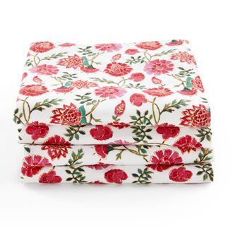 La Redoute Interieurs Set van 4 servetten in gewassen katoen, Bhojan