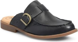 B&oslash;rn Meg Mule in Black Leather at Nordstrom, Size 10