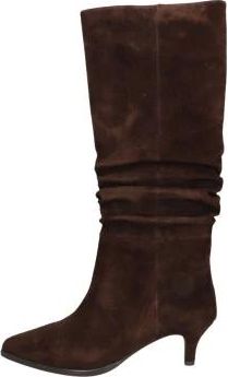 Stefano Lauran E8142a Laarzen met hak - Dames - Schoenen - Bruin - Maat: 39 EU Leer