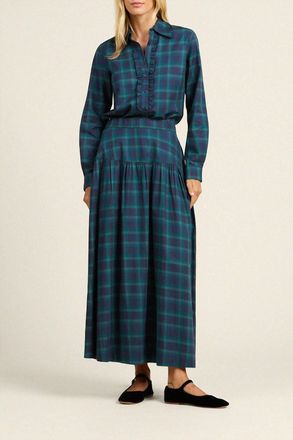 Trovata Ava Shirt In Nocturne Plaid