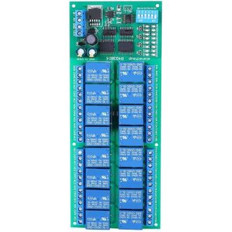 OEM M&oacute;dulo De Rel&eacute; De 6 Canales Rs485 De 12 V Cc, Controlador Plc, Interruptor De Puerto Serie, Corriente De Espera De 11 Ma, Rel&eacute; Crezuo-crezuo