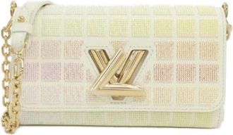 Louis Vuitton Pre-owned Twist West Calf Shoulder Bag - Dames - Vintage Schoudertas - Beige - ONE Size - Vintage