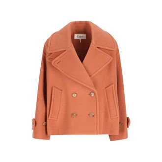 Chlo&eacute; Double-breasted Buttoned Jacket