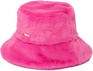 San Diego Hat Company Faux Fur Bucket Hat in Pink at Nordstrom Rack
