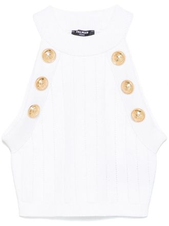 Balmain Top met knoopdetail - Wit