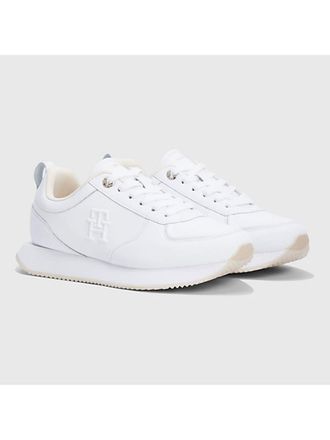 Tommy Hilfiger Sneakers Casual Leren Runner Wit