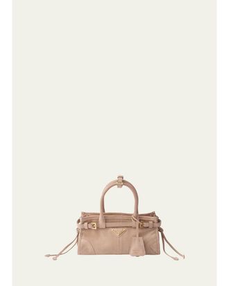Prada Bonnie Suede Shoulder Bag