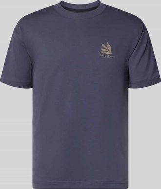 Marc O'Polo Relaxed Fit T-Shirt aus reiner Baumwolle in Dunkelblau, Gr&ouml;&szlig;e XXXL