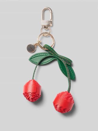 Guess Schl&uuml;sselanh&auml;nger mit Logo-Pr&auml;gung Modell Cherries in Rot, Gr&ouml;&szlig;e 1