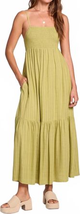 Saltwater Luxe Sabrina Midi Dress In Willow