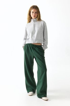 H&M Wide-leg joggers in Green at Nordstrom, Size Xx-Large