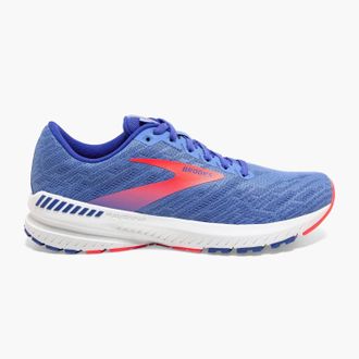 Brooks Womens Ravenna 11 Running Shoes In Blue/pink