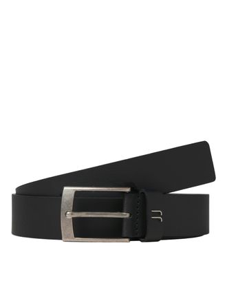 Jack & Jones Lederg&uuml;rtel JACK & JONES JACDALLAS BELT NOOS, Herren, Gr. 105, schwarz, Leder, unifarben, G&uuml;rtel Lederg&uuml;rtel