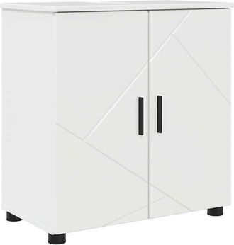 vidaXL Gabinete de Baño con almacenamiento brillante 61 x 35 x 64 cm vidaXL