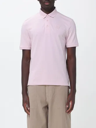 Blauer Polo in cotone