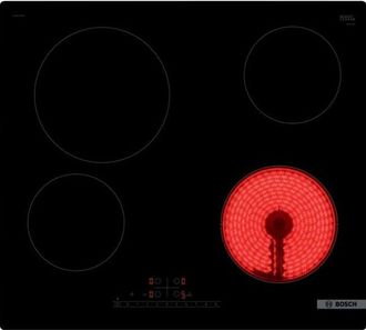 Bosch Vitrocer&aacute;mica 60cm 4 Fuegos 6900w Negro - Pke611fn8e