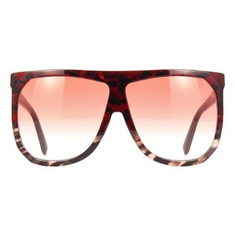Loewe LW40001I56B Square Full Rim Sunglasses - Red