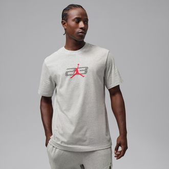 Nike Jordan Mens Jordan Sport Dri-FIT Graphic T-Shirt in Grey | IM7774-050